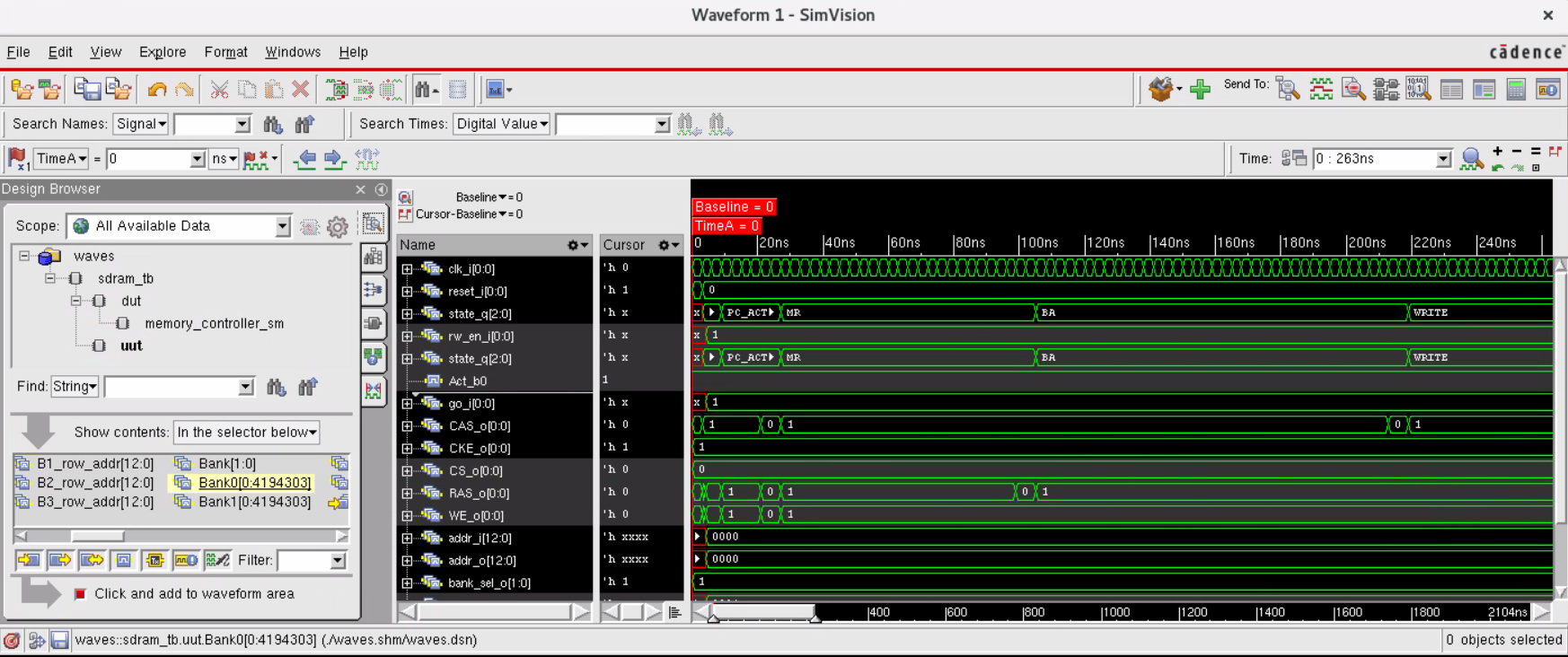 XCELIUM Generated Waveforms